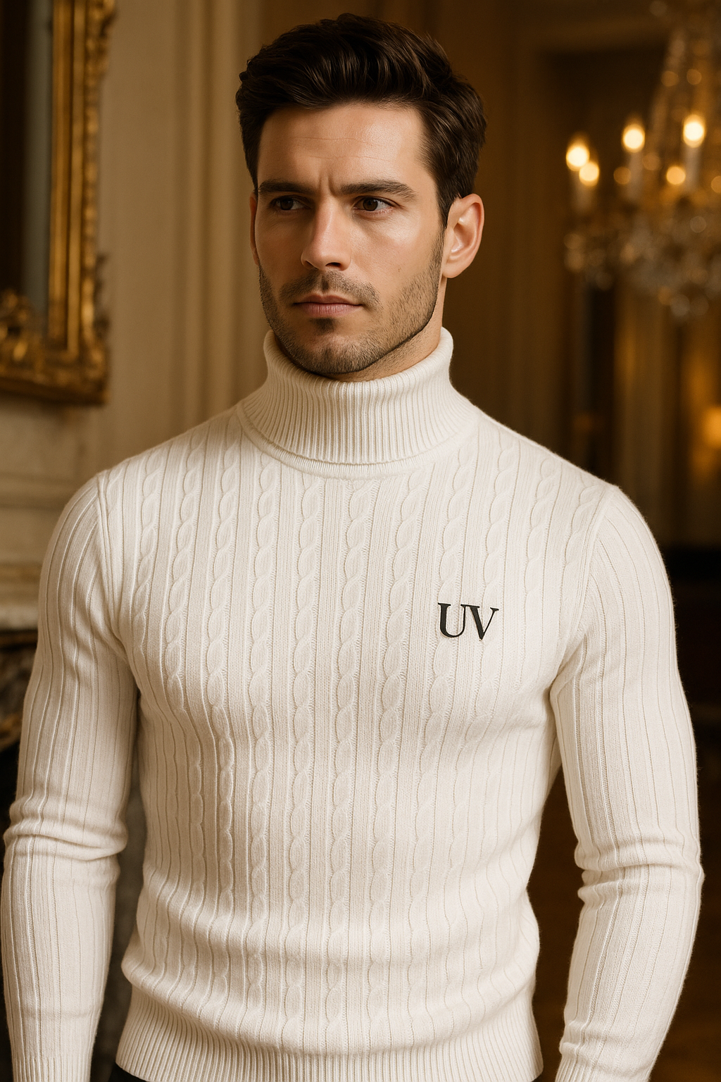 UV ATELIER Classic High-Neck Pullover
