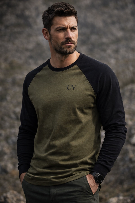 UV ATELIER Contrast Raglan Long Sleeve