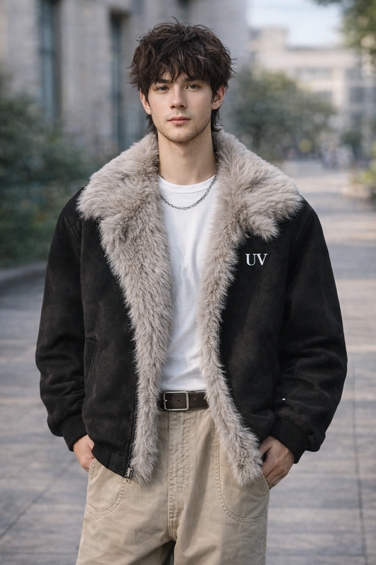 UV ATELIER Shadow Fur Bomber