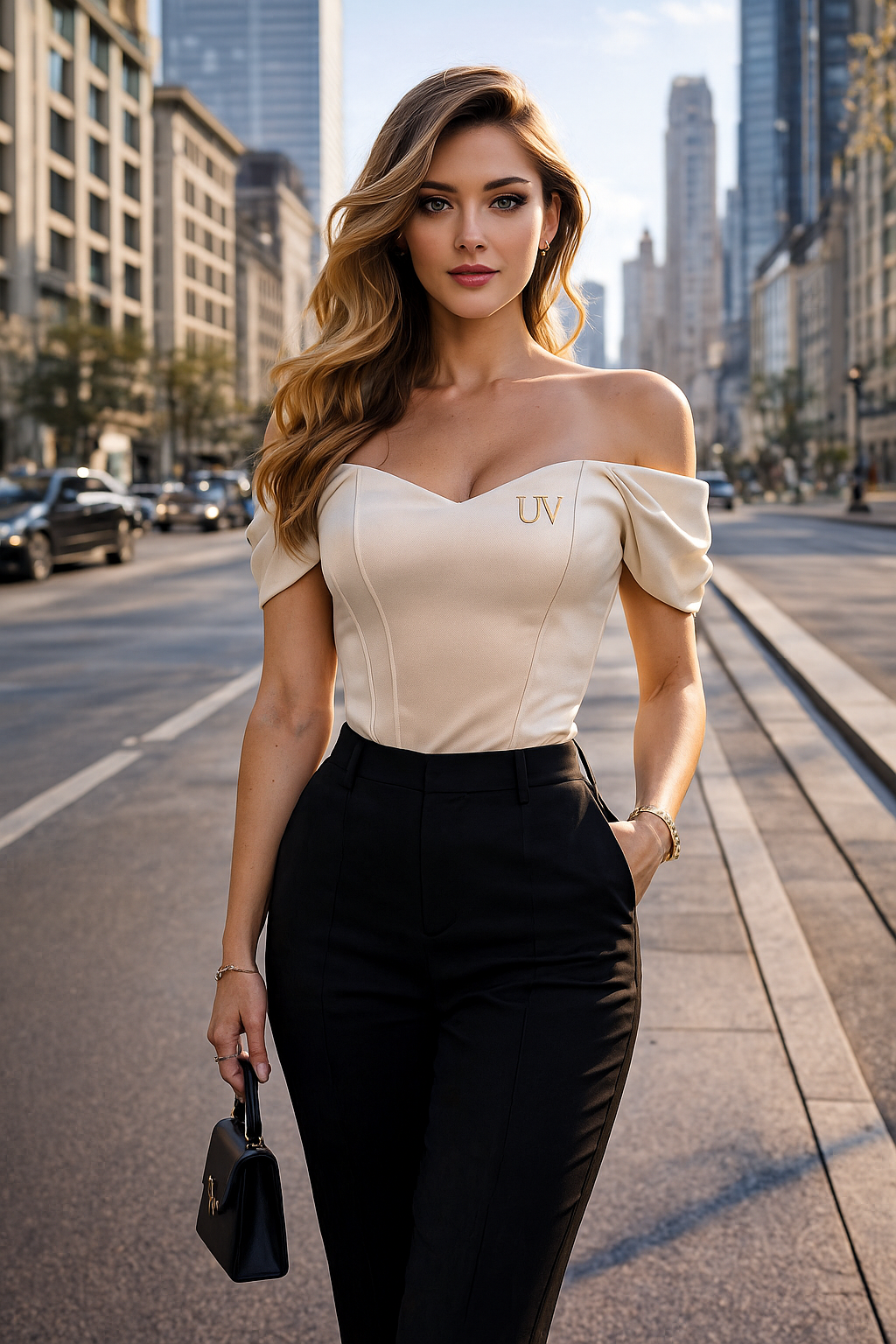 UV ATELIER Luxe Satin Corset Top