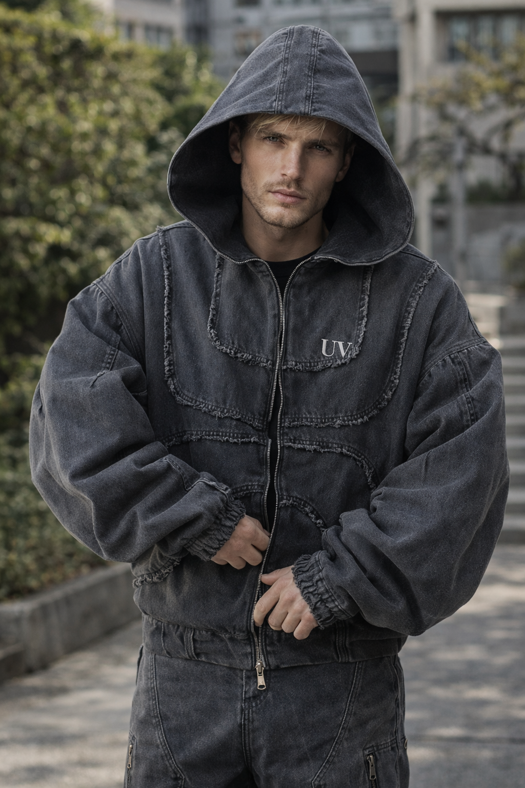 UV ATELIER Darkform Zip Jacket