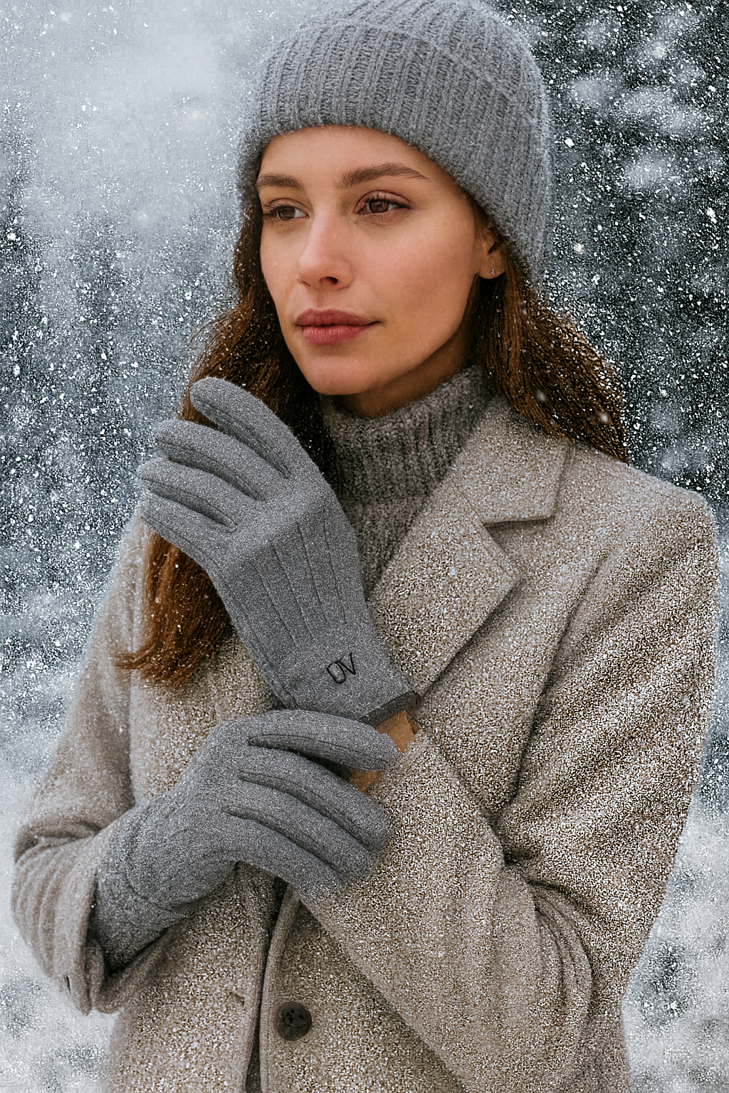UV ATELIER Premium Touchscreen Winter Wonderland Gloves