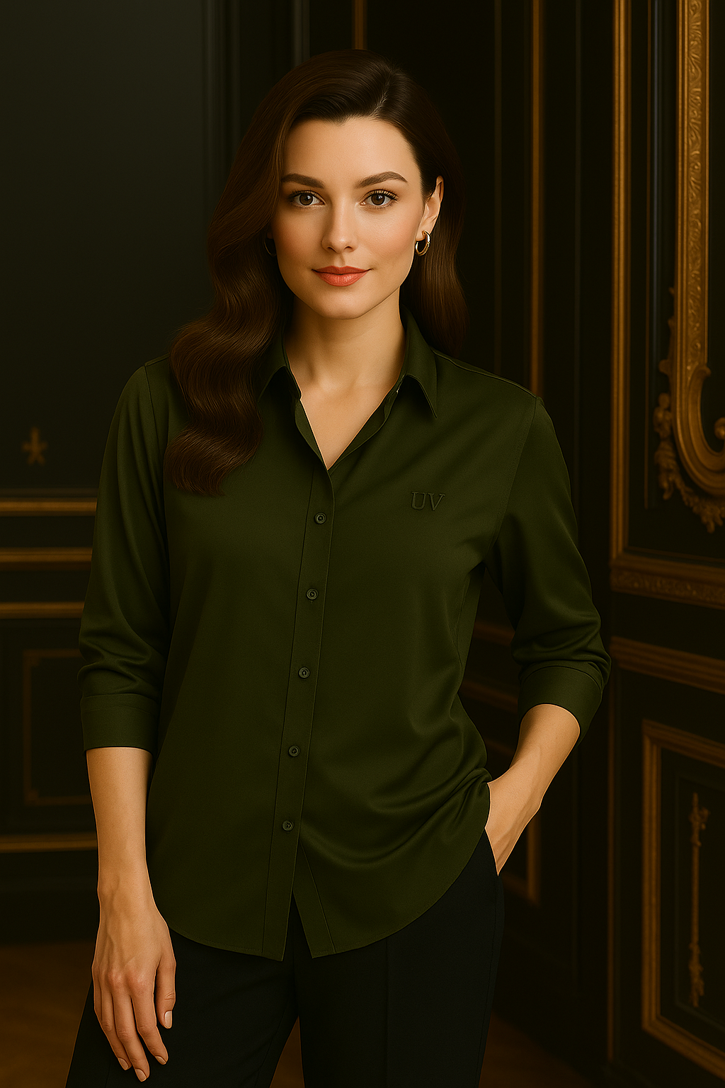 UV ATELIER Pure Silk Elegance Shirt