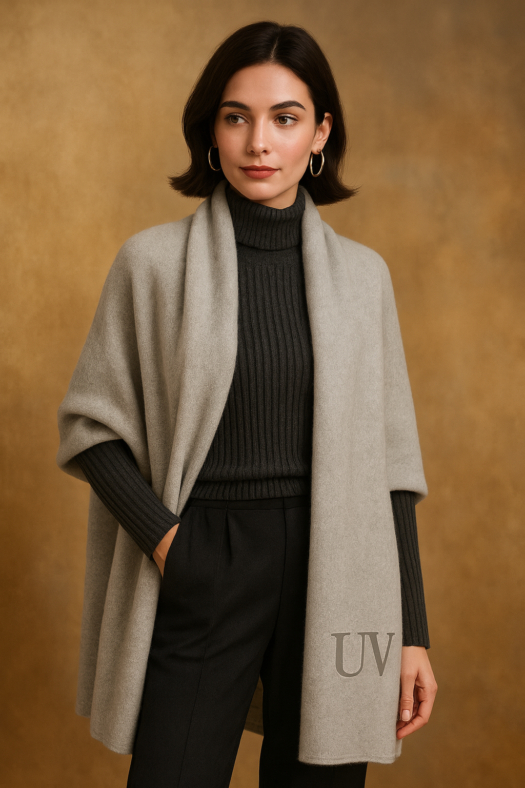 UV ATELIER Luxe Cozy Knit Wrap