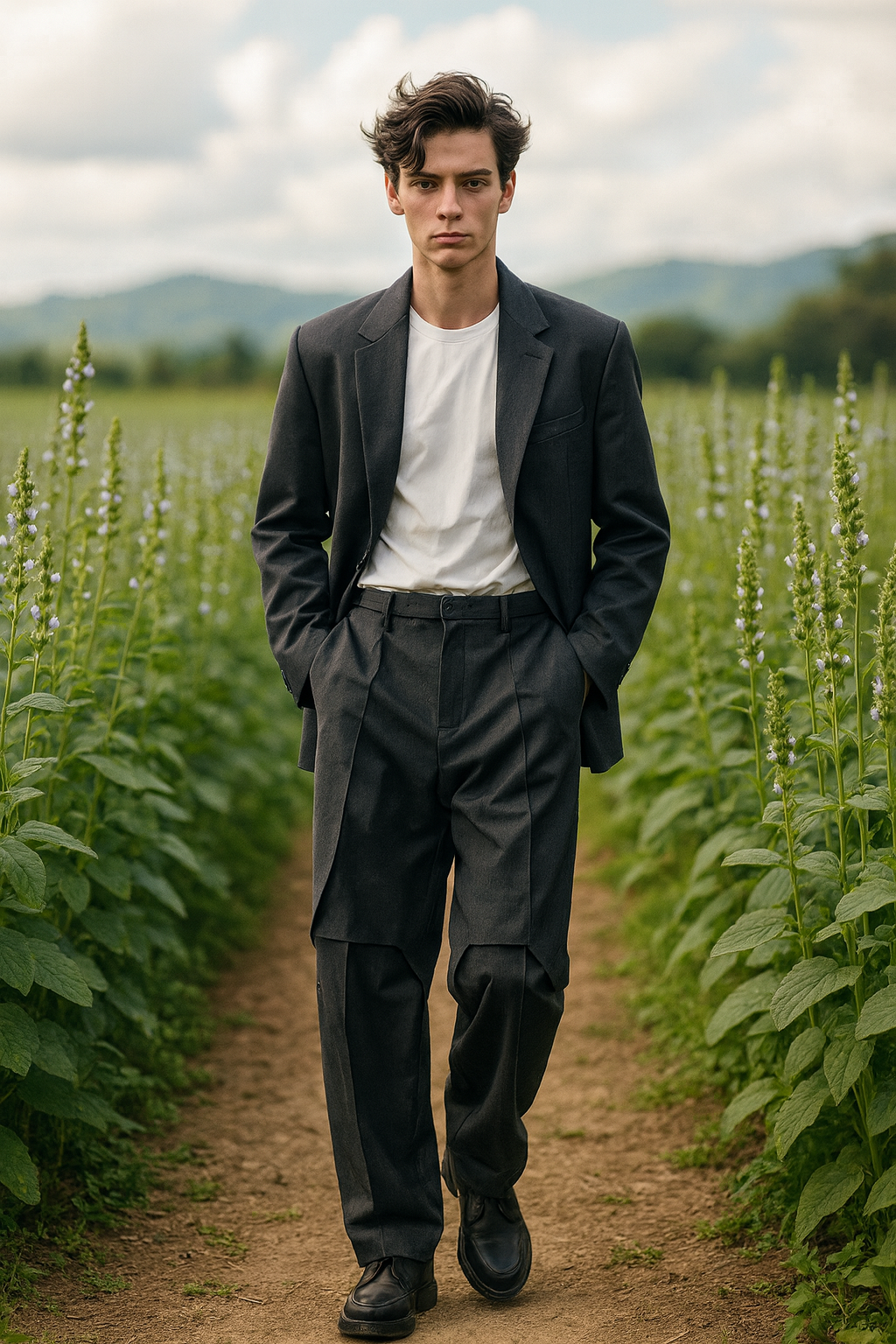 UV ATELIER Waterproof Future-Punk Double-Layer Pants