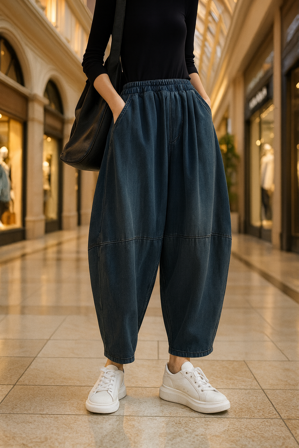 UV ATELIER Casual Extra-Wide Denim Pants