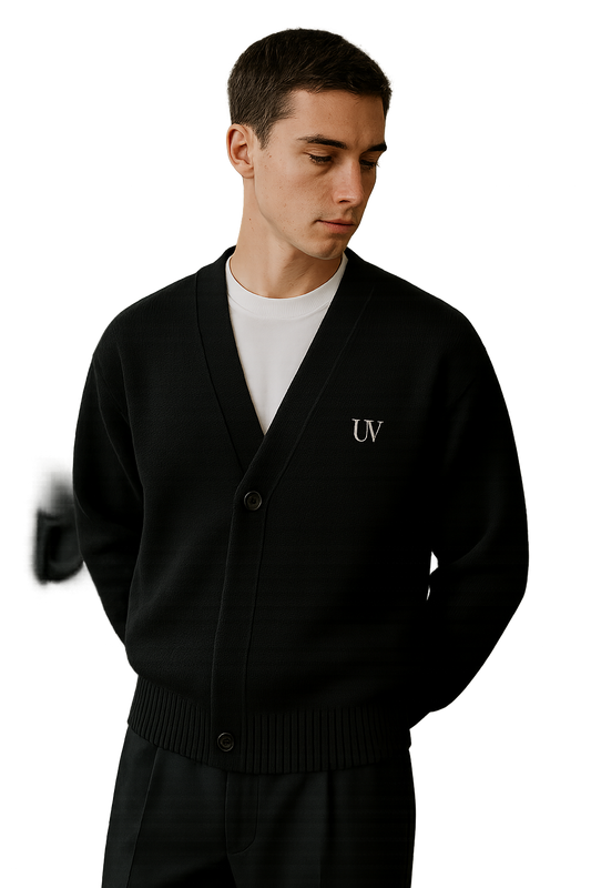 UV ATELIER Casual Streetwear American Retro Loose Knitted Sweater