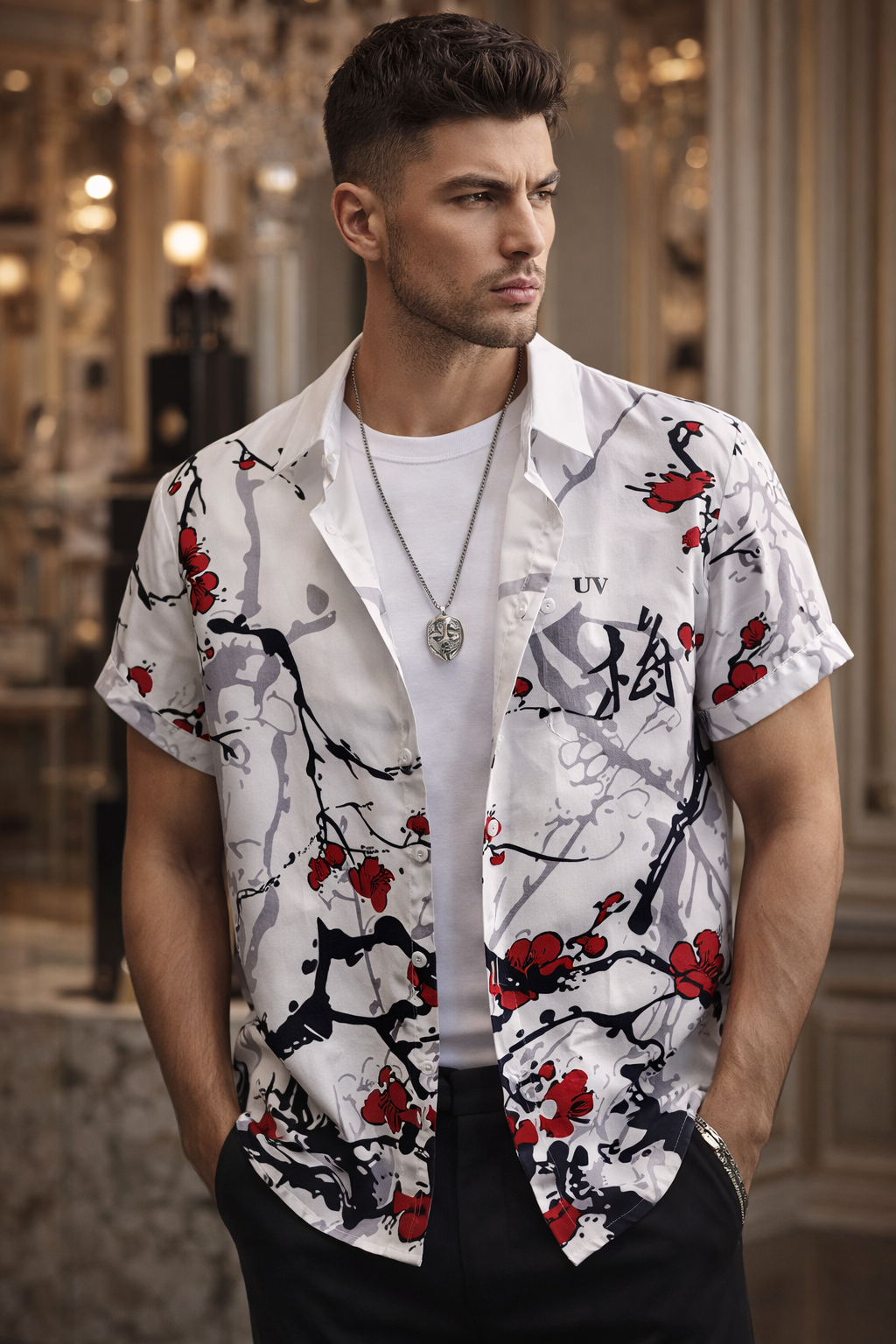 UV ATELIER Sakura Ink Shirt