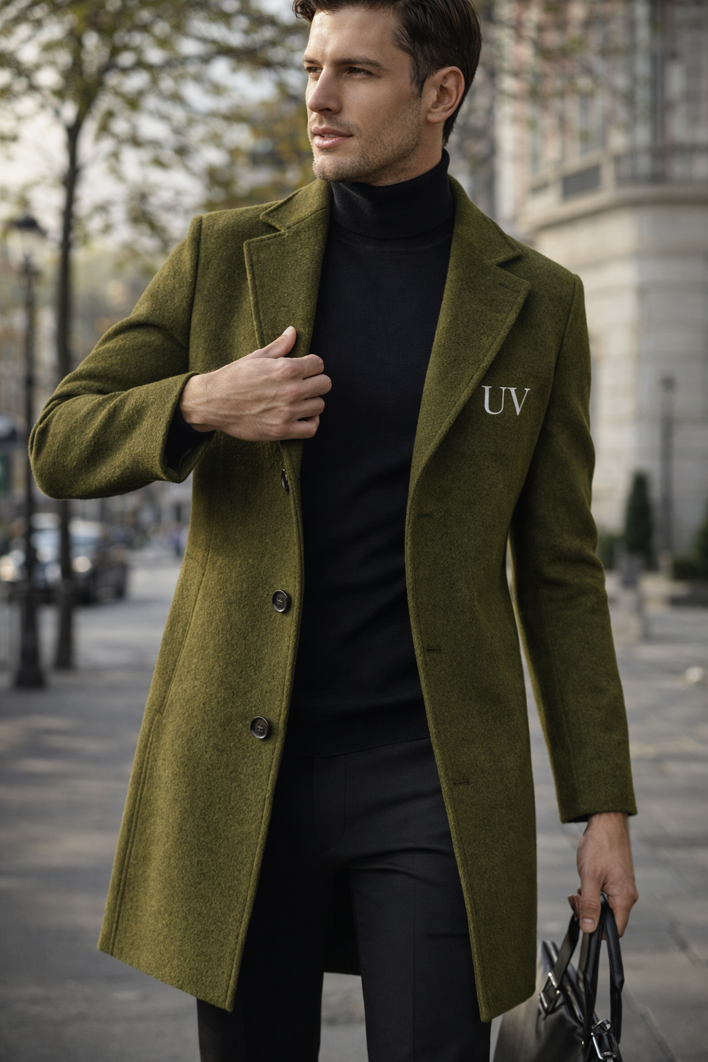 UV ATELIER Urban Wool Blend Coat