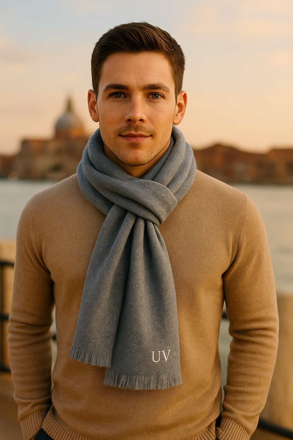 UV ATELIER Ultra-Soft & Timeless Cashmere Scarf