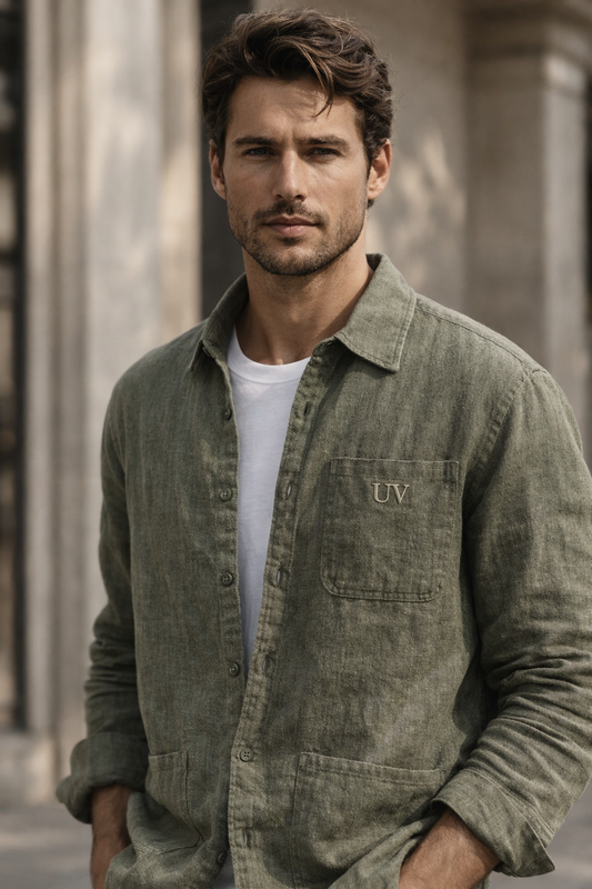 UV ATELIER Casual Linen Shirt