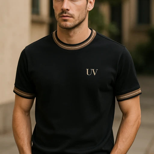 UV ATELIER Cashmere Half-Sleeve Knit