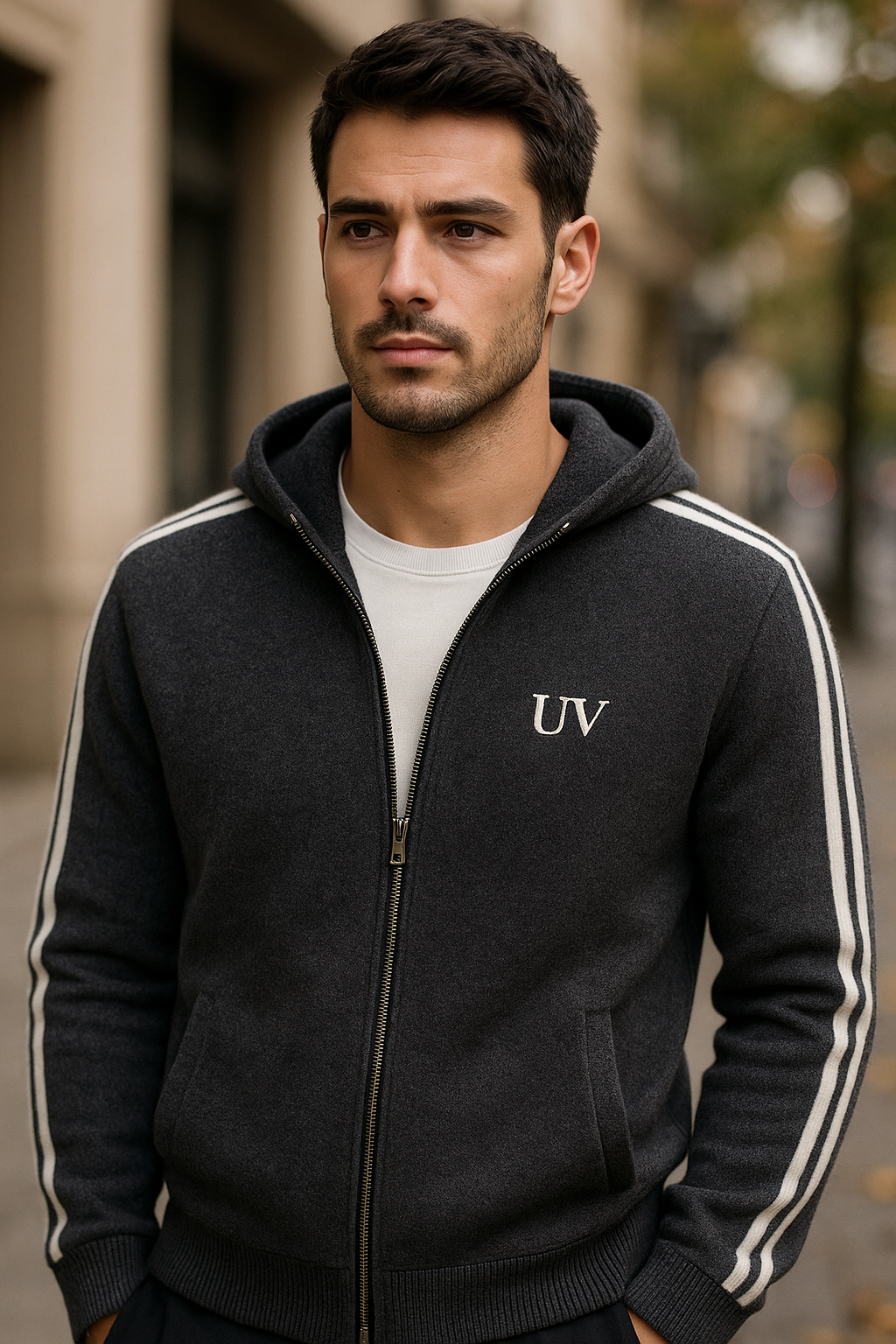 UV ATELIER Urban Wool Hooded Knit