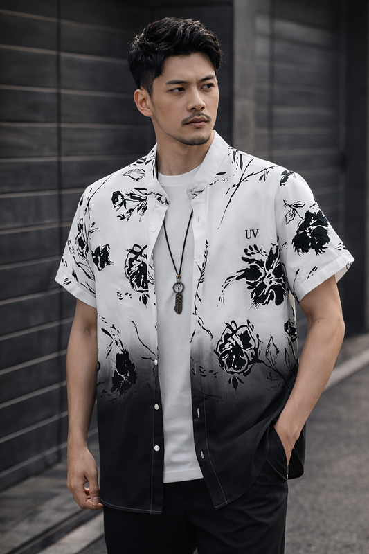 UV ATELIER Inkwash Garden Shirt