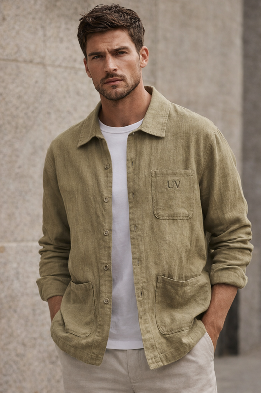 UV ATELIER Casual Linen Shirt