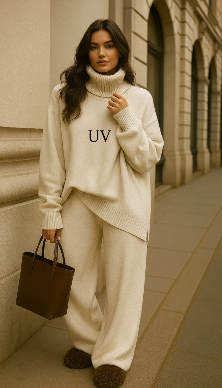 UV Atelier – Oversized Two-Piece Knit Set