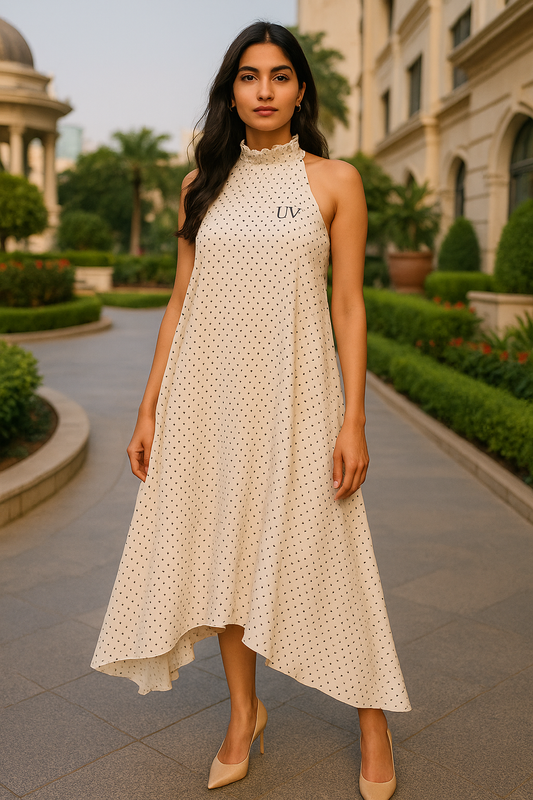 UV ATELIER Sunset Halter Slip Dress