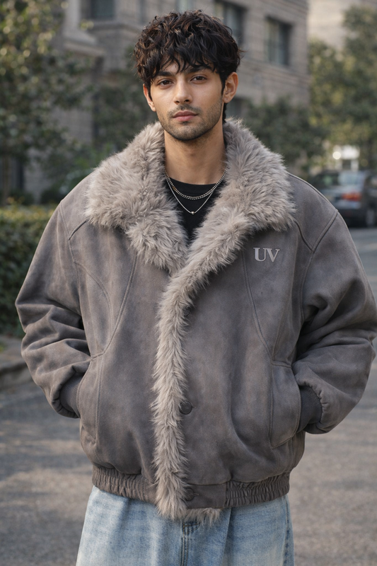 UV ATELIER Shadow Fur Bomber