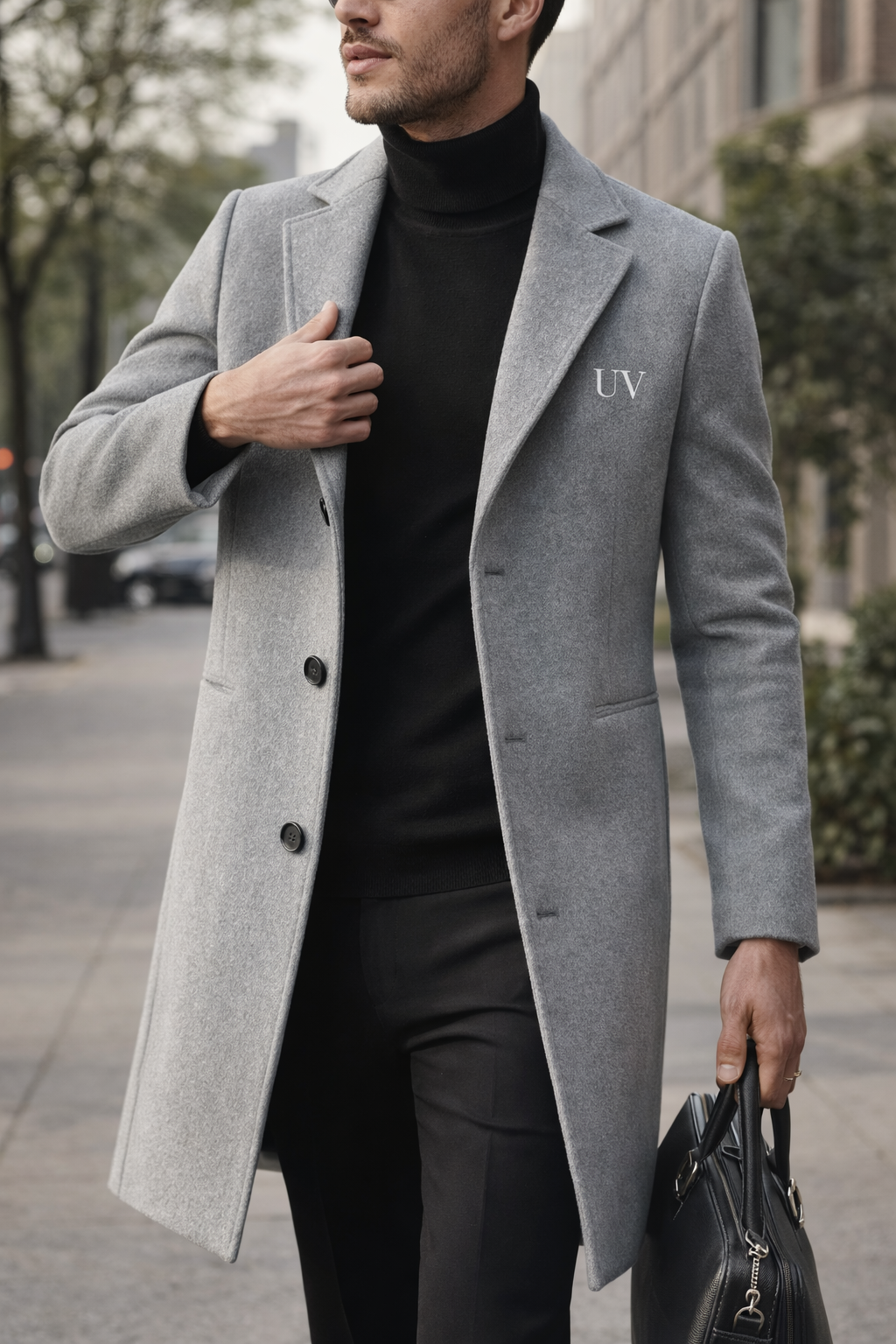 UV ATELIER Urban Wool Blend Coat