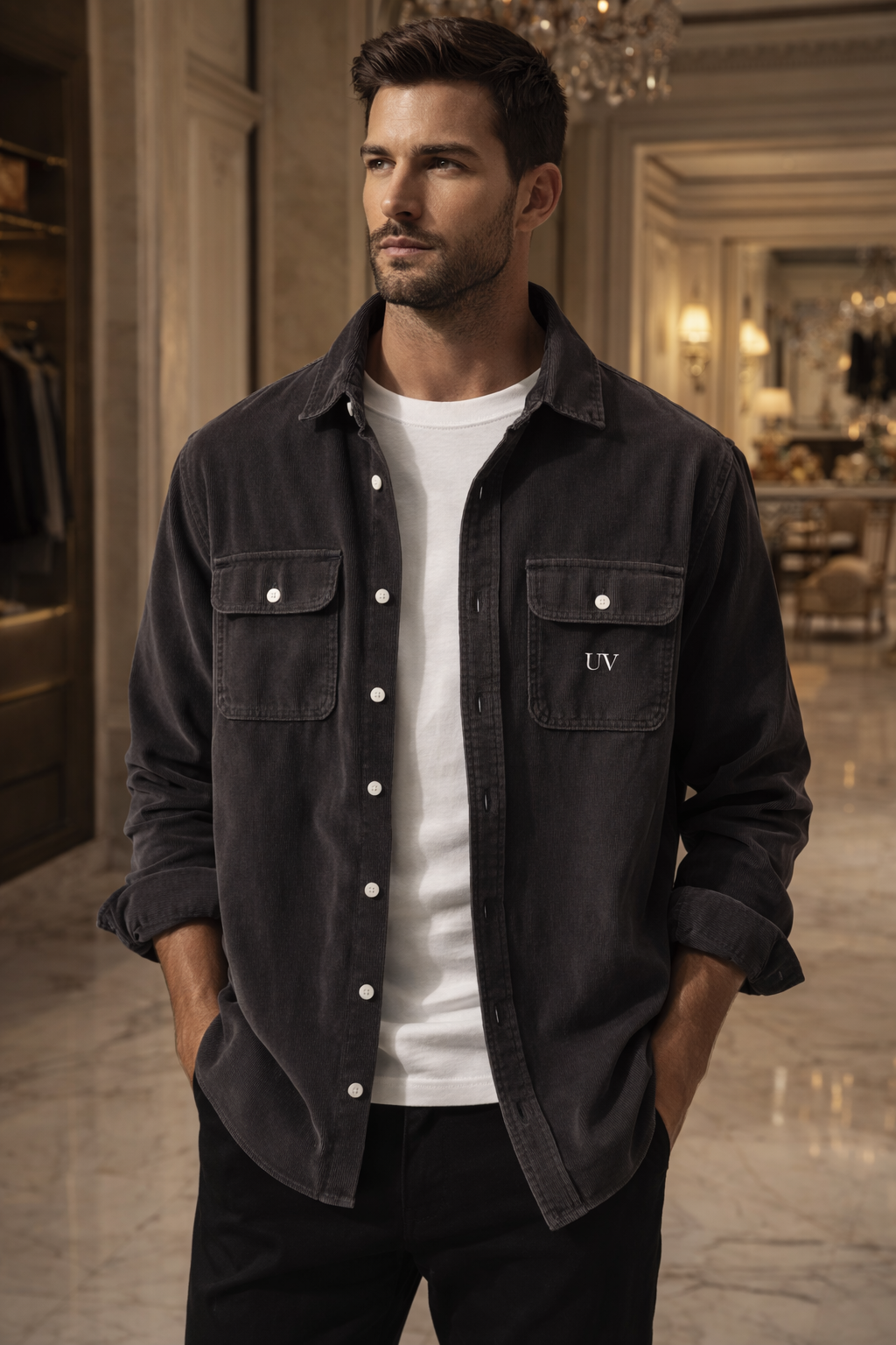 UV ATELIER Corduroy Utility Shirt