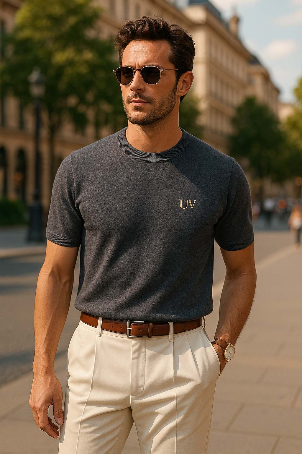UV ATELIER Luxe Merino-Cashmere Tee