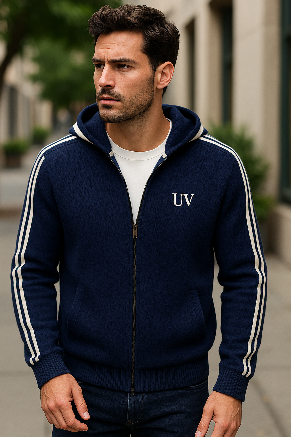 UV ATELIER Urban Wool Hooded Knit