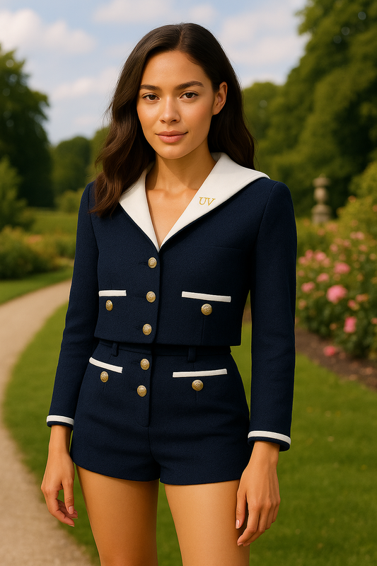 UV ATELIER - Effortless French-Style Two-Piece Set