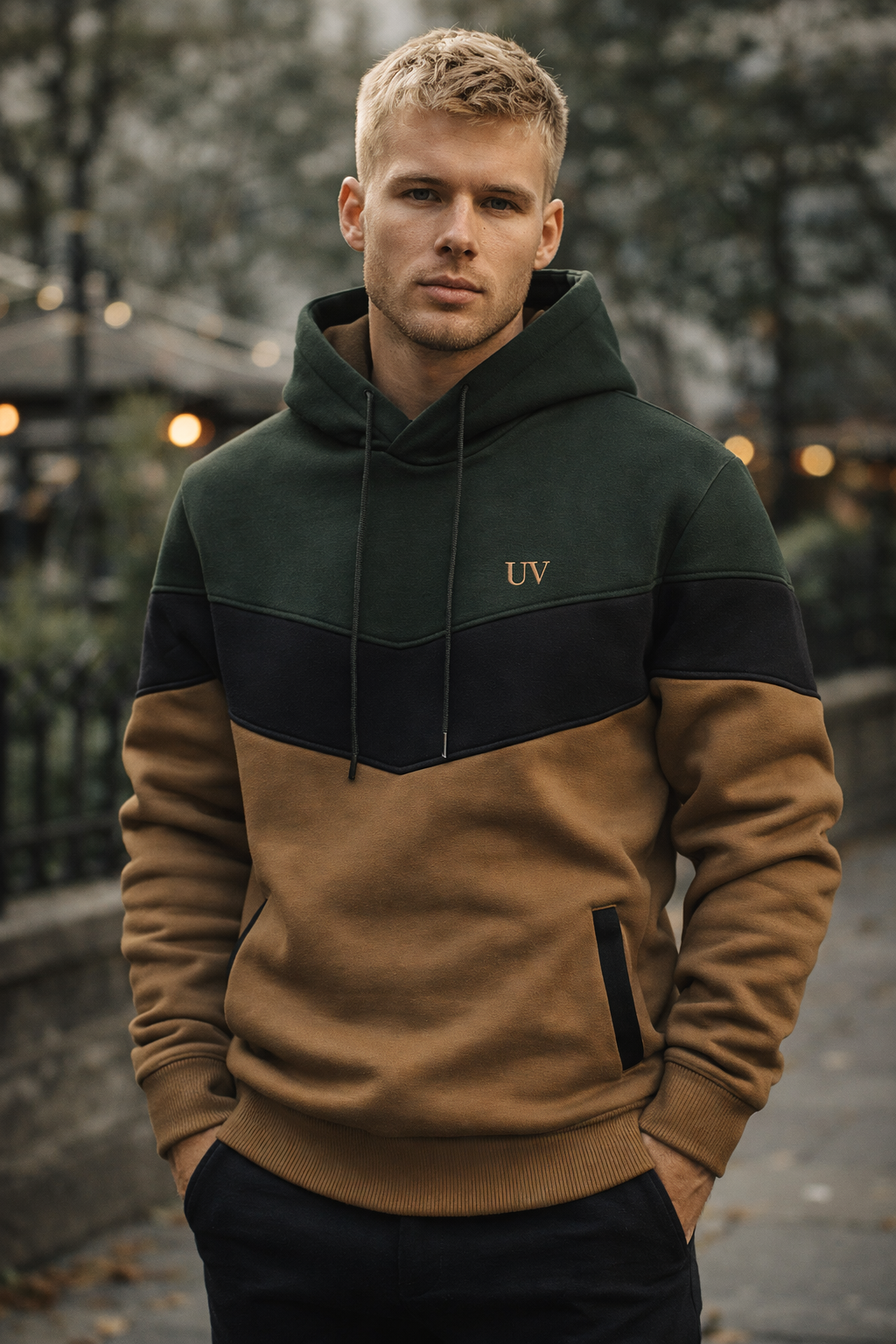 UV ATELIER Urban Block Hoodie
