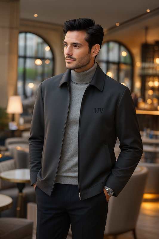 UV ATELIER Pure Wool Zip Vest