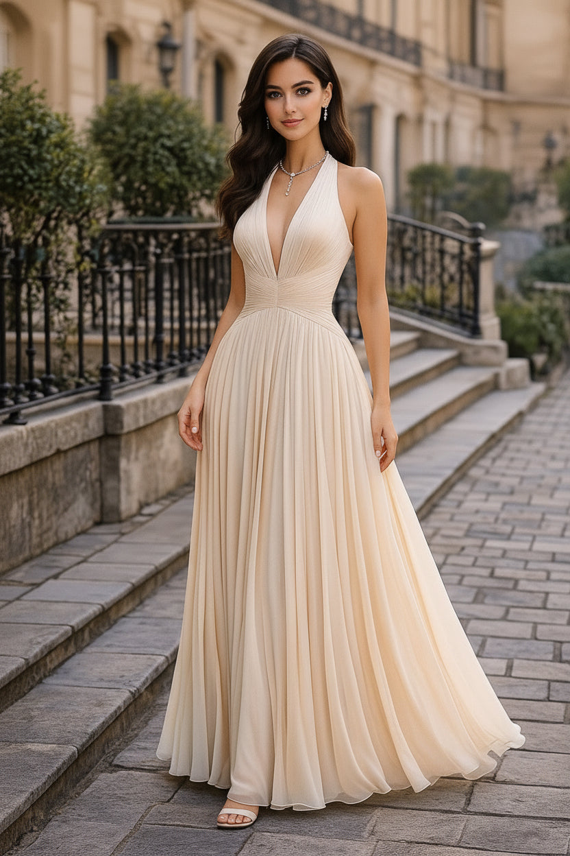 UV Atelier – Halter Evening Gown