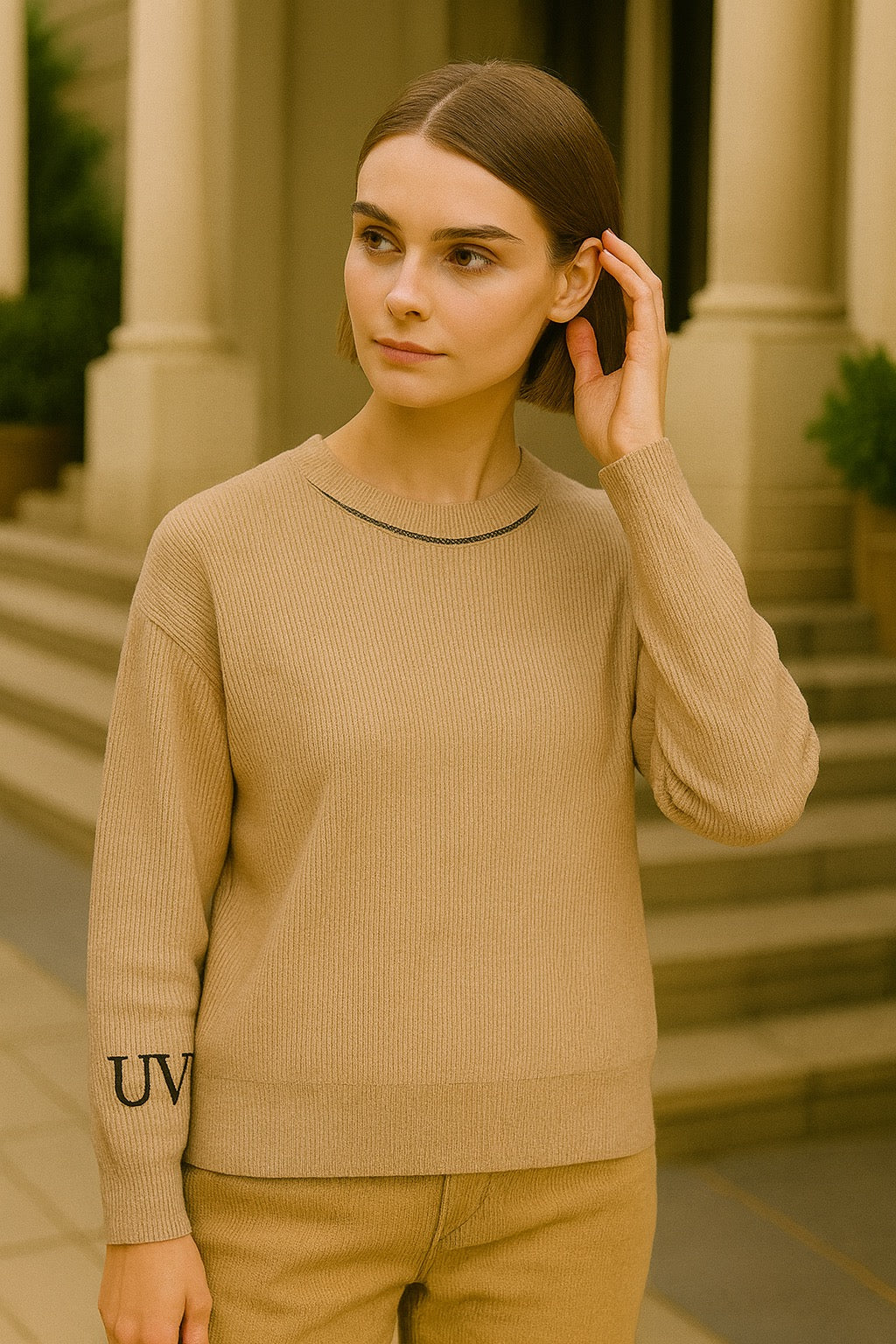 UV Atelier – Merino Wool Knitted Sweater