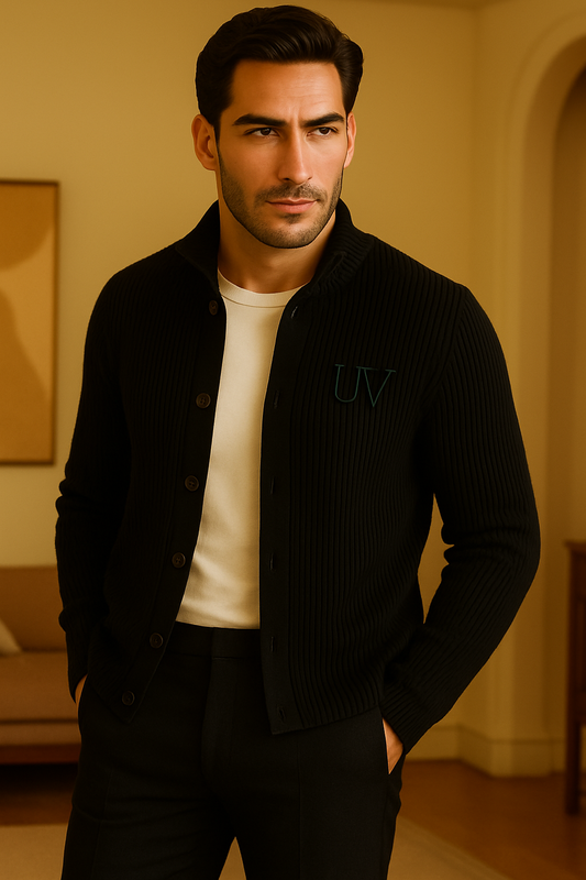 UV ATELIER Cashmere Smart Knit Cardigan