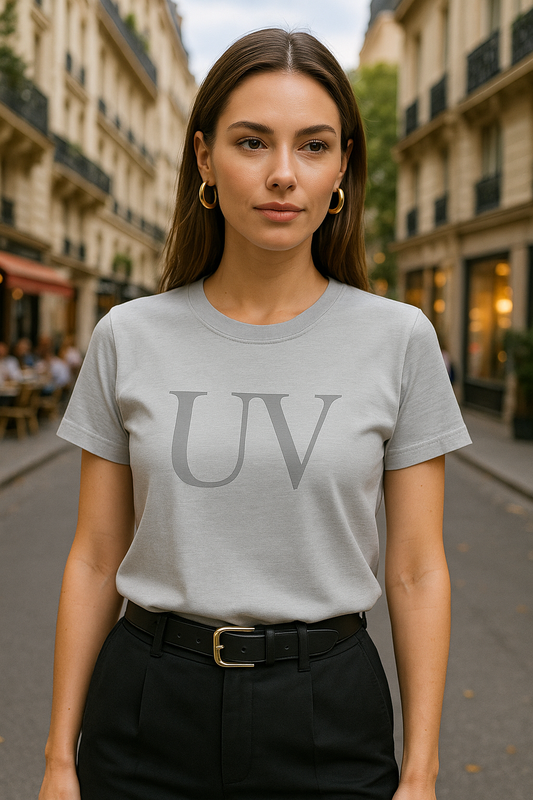 UV ATELIER Modern Silky Cotton Blend T-Shirt