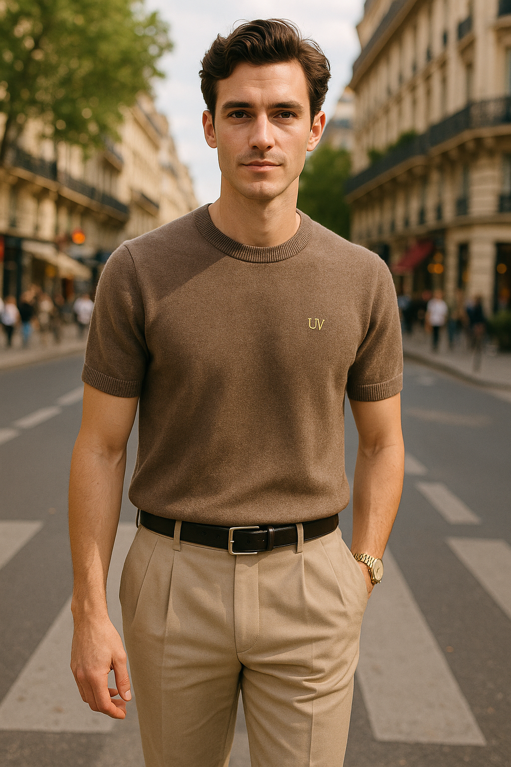 UV ATELIER Luxe Merino-Cashmere Tee