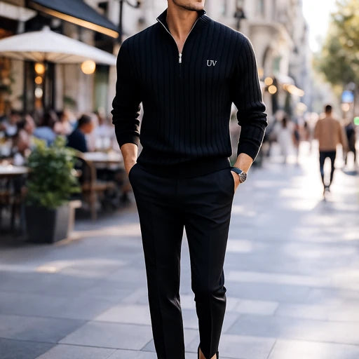 UV ATELIER Modern Knitwear Cardigan