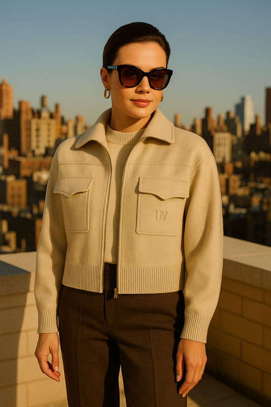 UV ATELIER Premium Luxe Zip-Up Jacket