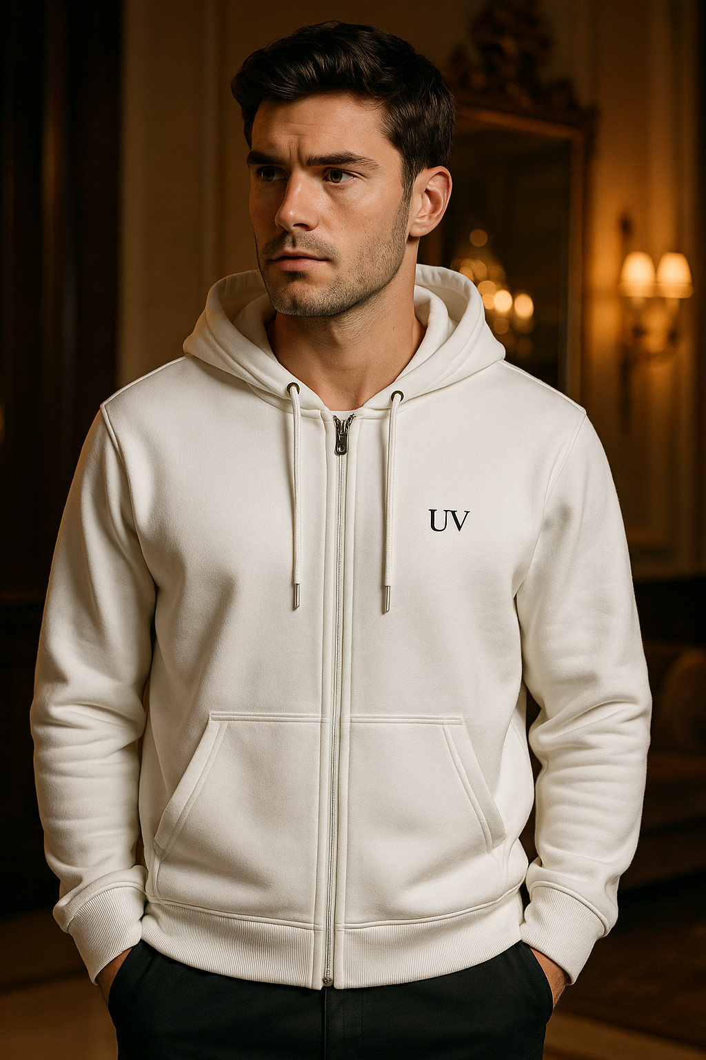 UV ATELIER Urban Zip-Up Sweatshirt