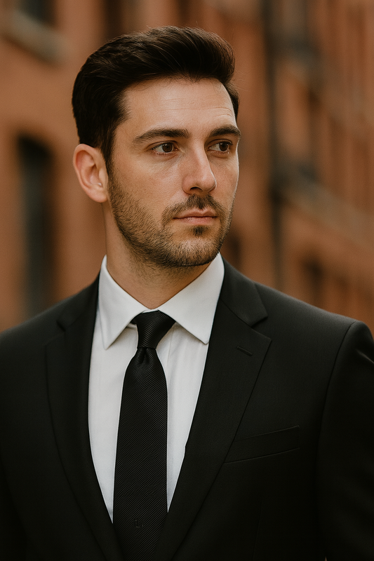 UV ATELIER | Modern Essential Signature Wide Dress Tie