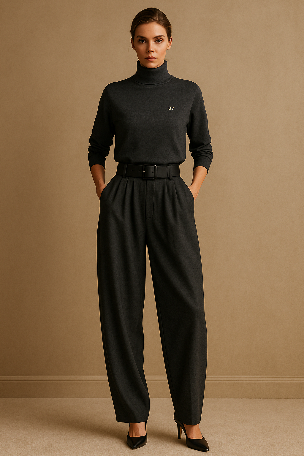 UV ATELIER Autumn/Winter Elegant Two-Piece Set
