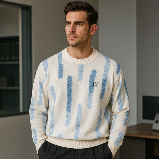 UV ATELIER Men’s Pure Wool Winter Sweater