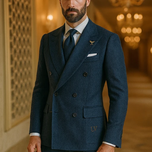 UV ATELIER Men's Slim Fit Herringbone Blazer