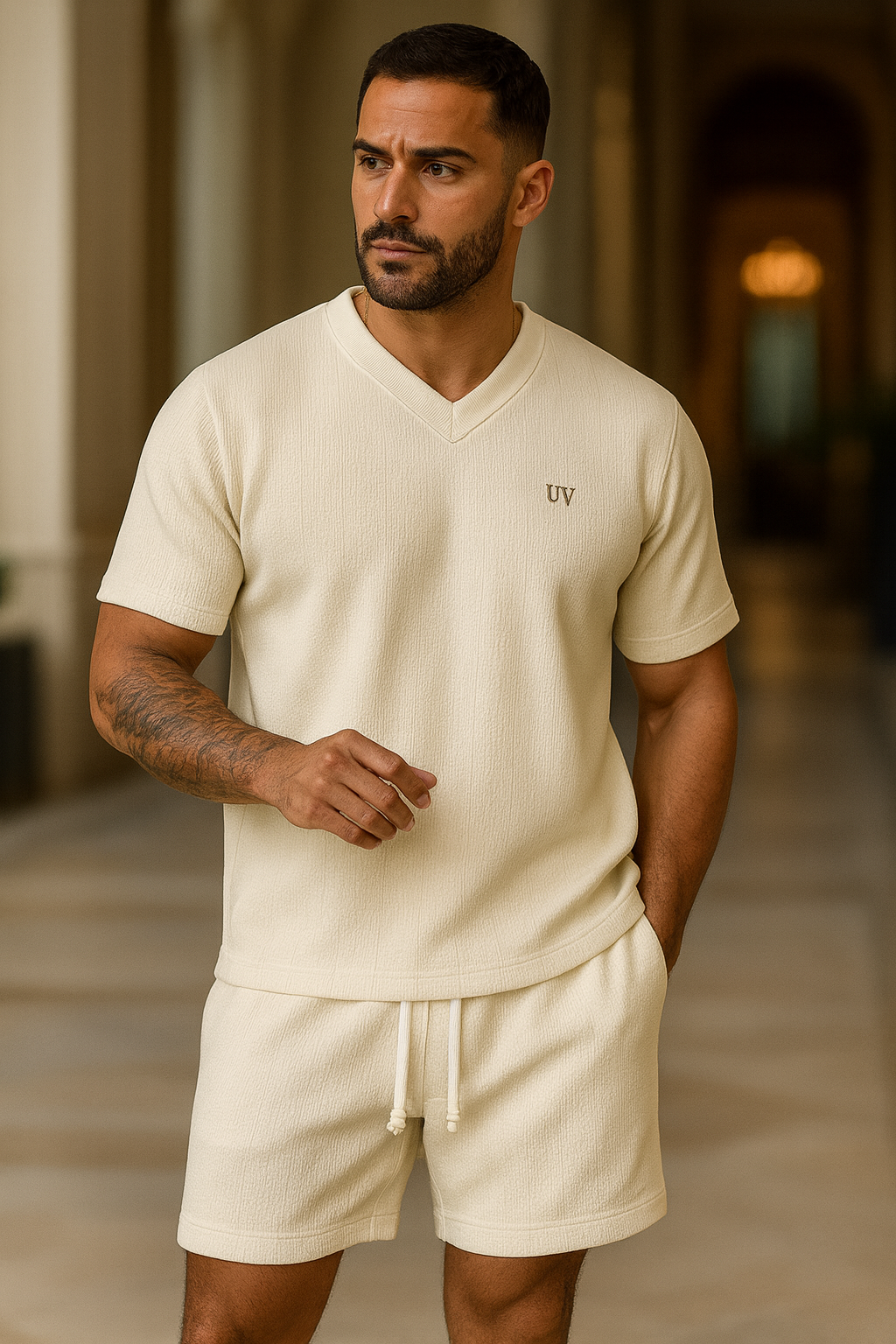 UV ATELIER Summer New Loose Short-Sleeve T-Shirt & Matching Shorts