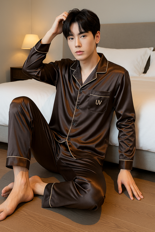 UV ATELIER Luxury Silk-Feel Sleepwear