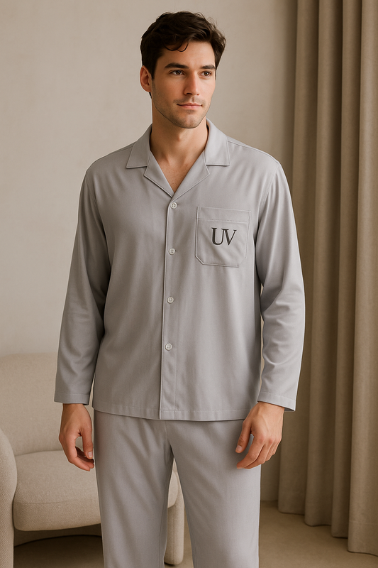 UV ATELIER Double-Layer Cotton Pajama Set