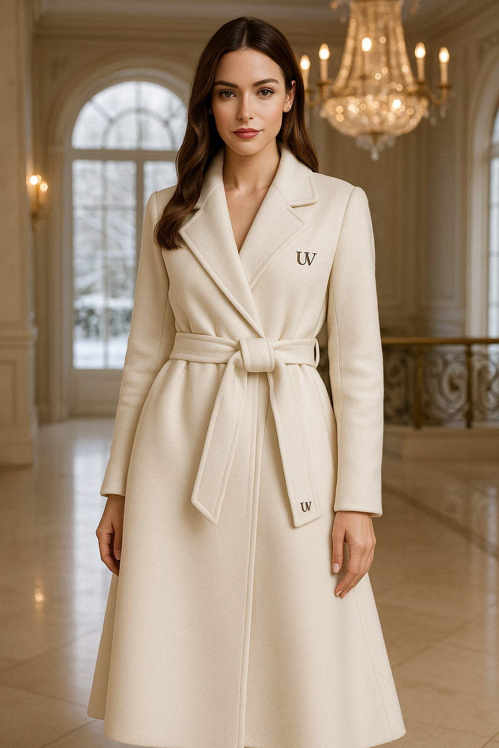 UV ATELIER  Wool Jacket – Solid Elegant Autumn Winter Coat 2025