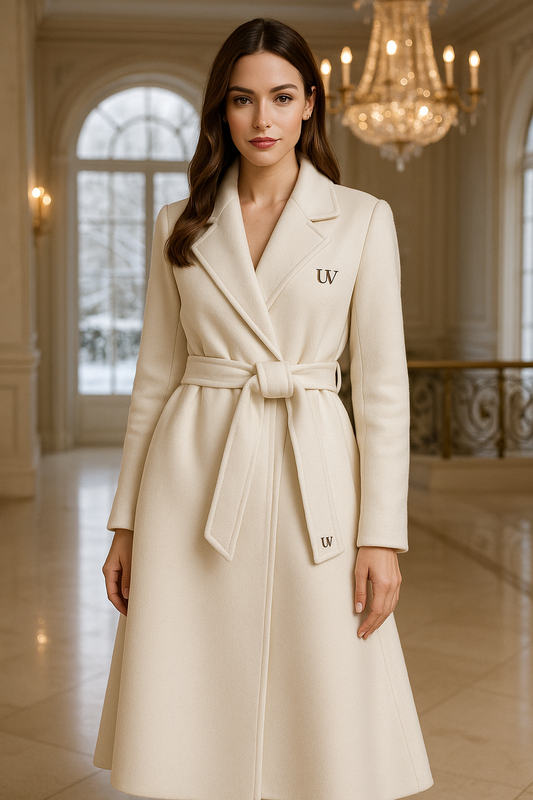 UV ATELIER  Wool Jacket – Solid Elegant Autumn Winter Coat 2025