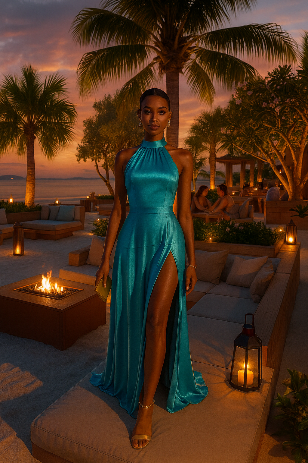UV ATELIER – Luxury Corset Party Maxi Dress