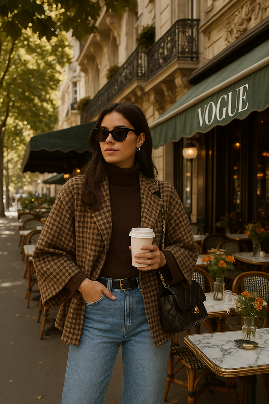 UV ATELIER Chic Single-Breasted Knit Jacket Top