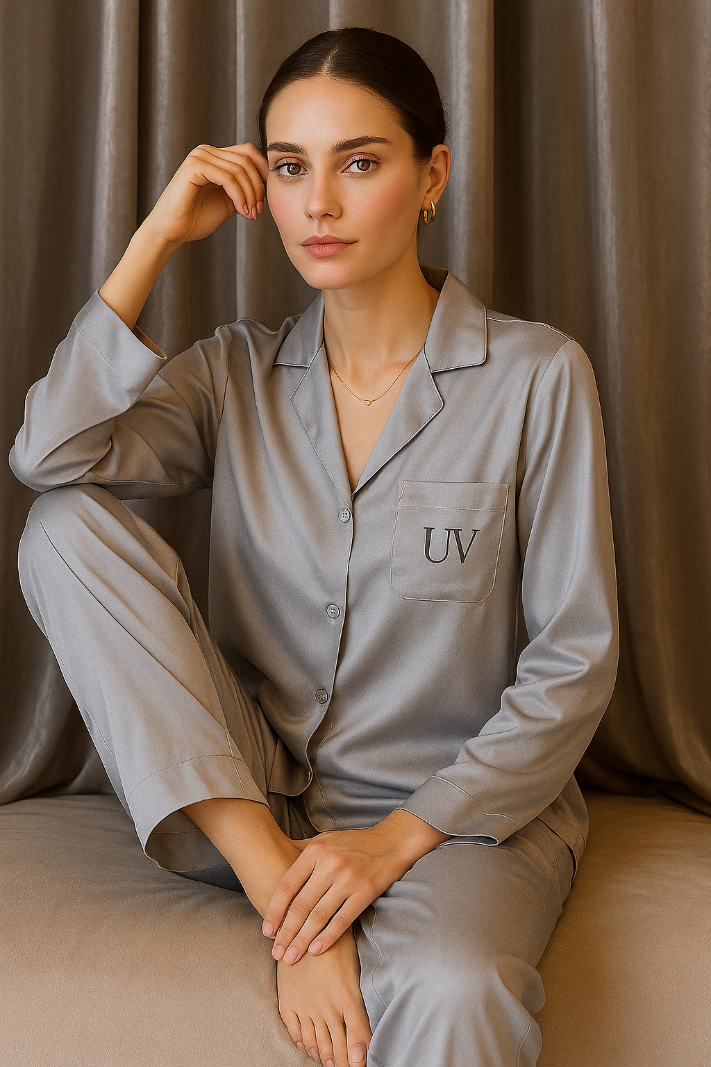 UV Atelier Winter Casual Sexy Nightwear Set