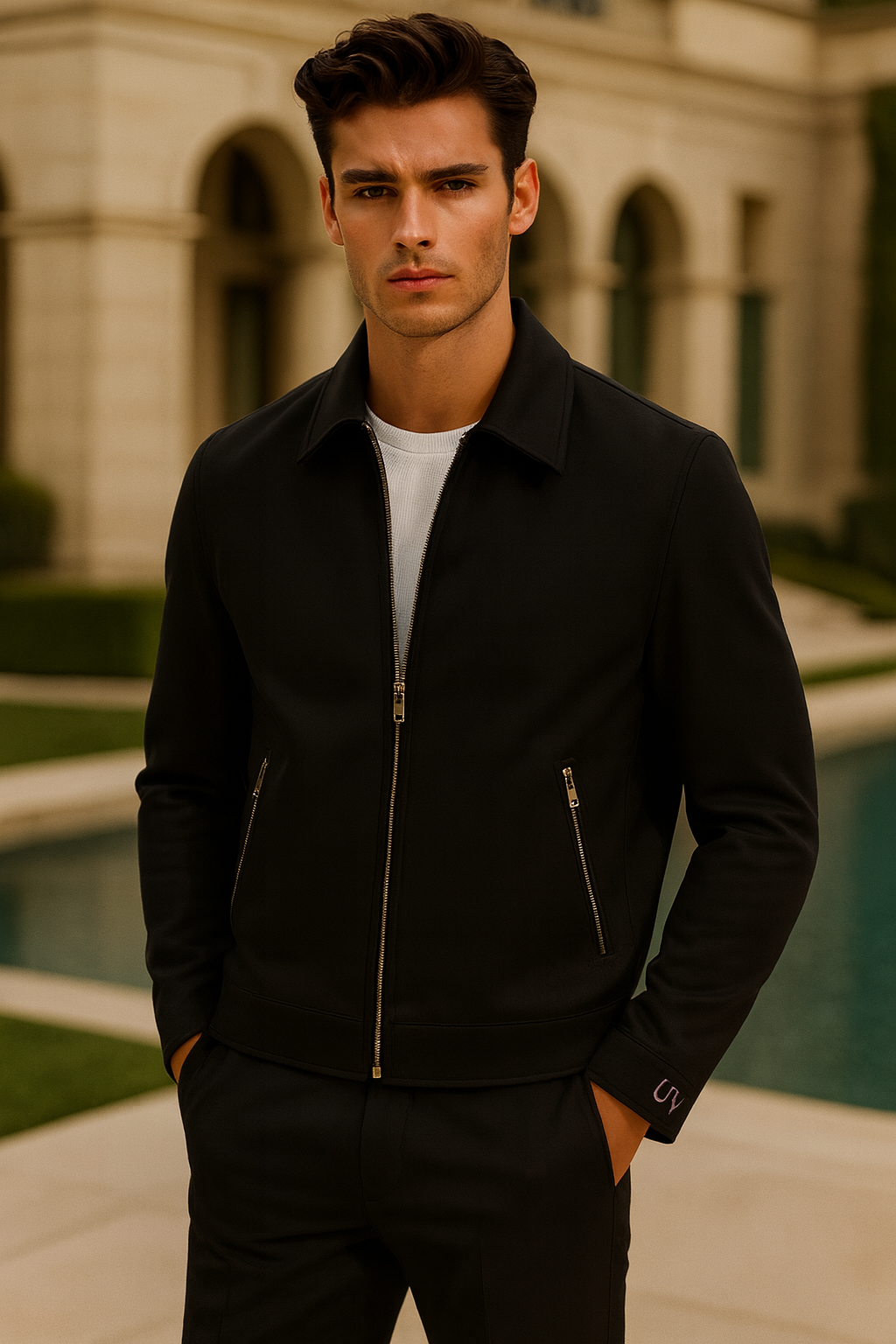 UV ATELIER Premium Full-Wool Lapel Jacket